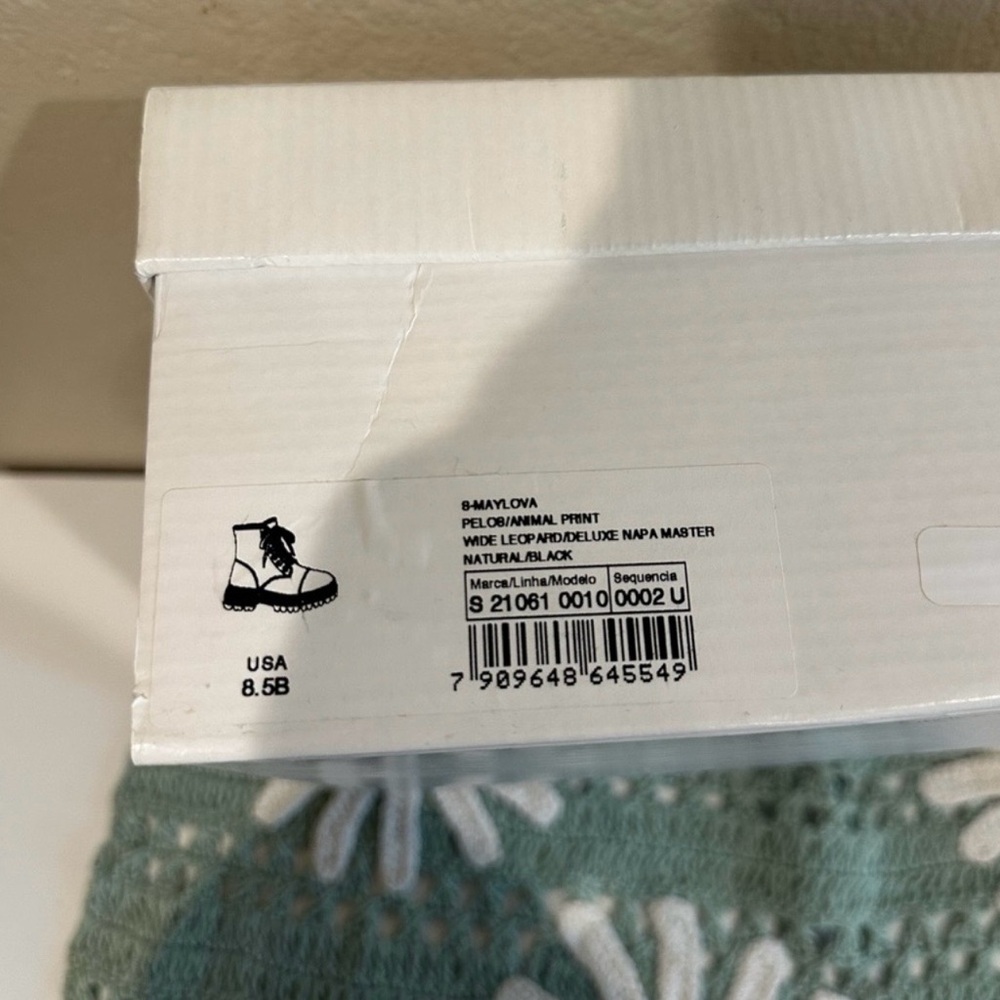 SCHUTZ Leopard Print Combat Boots - Picture 8 of 8